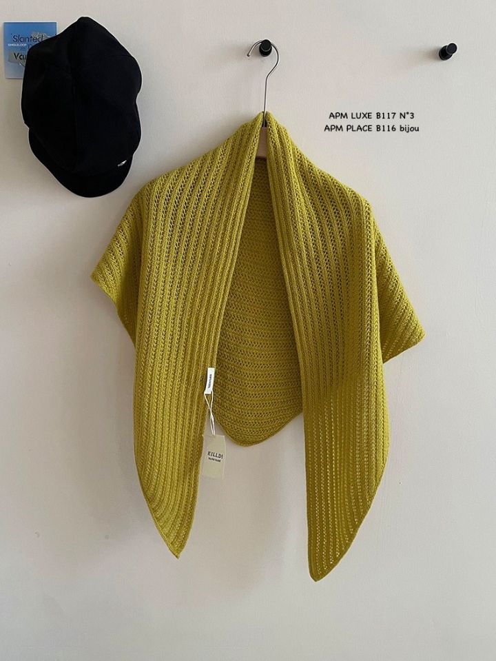 N3東大門㊣代購女士新品推薦時尚25秋冬熱賣圍巾披肩羊毛披肩N3圍巾/披肩圖色4