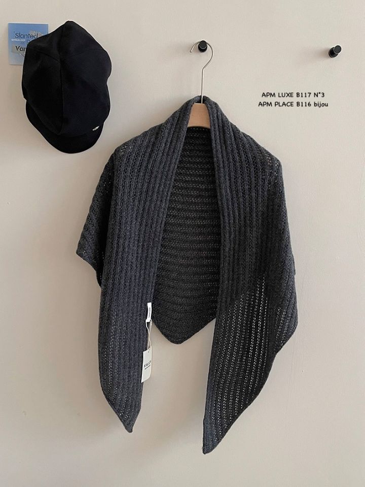 N3東大門㊣代購女士新品推薦時尚25秋冬熱賣圍巾披肩羊毛披肩N3圍巾/披肩圖色5