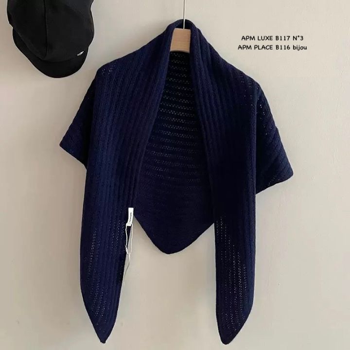 N3東大門㊣代購女士新品推薦時尚25秋冬熱賣圍巾披肩羊毛披肩N3圍巾/披肩圖色6