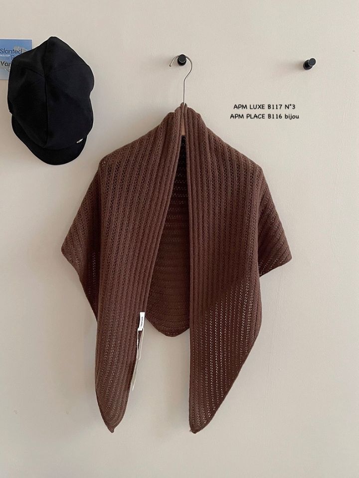 N3東大門㊣代購女士新品推薦時尚25秋冬熱賣圍巾披肩羊毛披肩N3圍巾/披肩圖色7