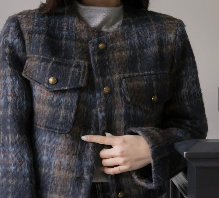 FEMME韓國代購㊣女裝新款職業時尚25秋冬熱賣真品推薦休閑夾克FEMME夾克