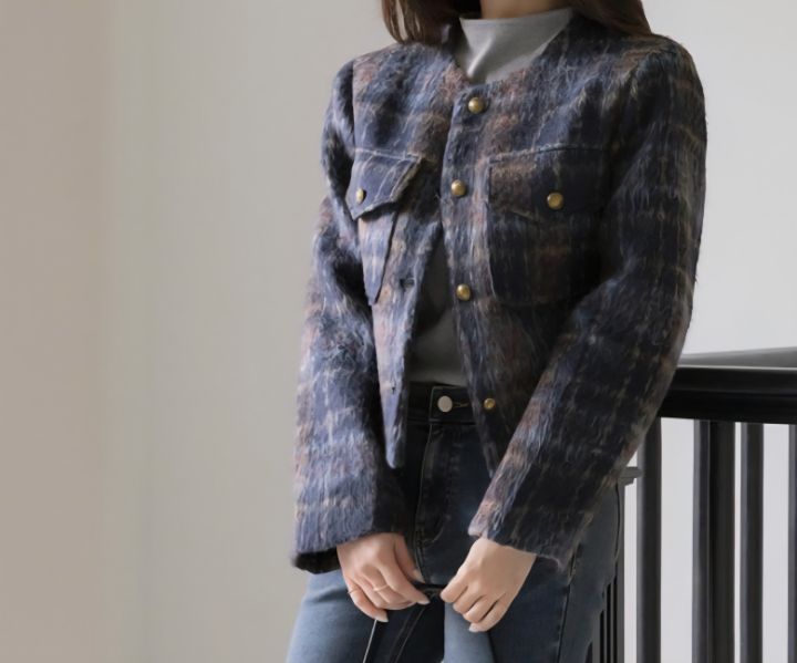 FEMME韓國代購㊣女裝新款職業時尚25秋冬熱賣真品推薦休閑夾克FEMME夾克