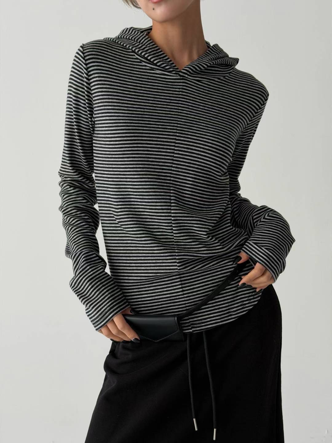 CHERRY YA東大門㊣實拍女裝新款人氣25秋冬推薦時尚休閑衛衣CHERRY YA衛衣圖色2