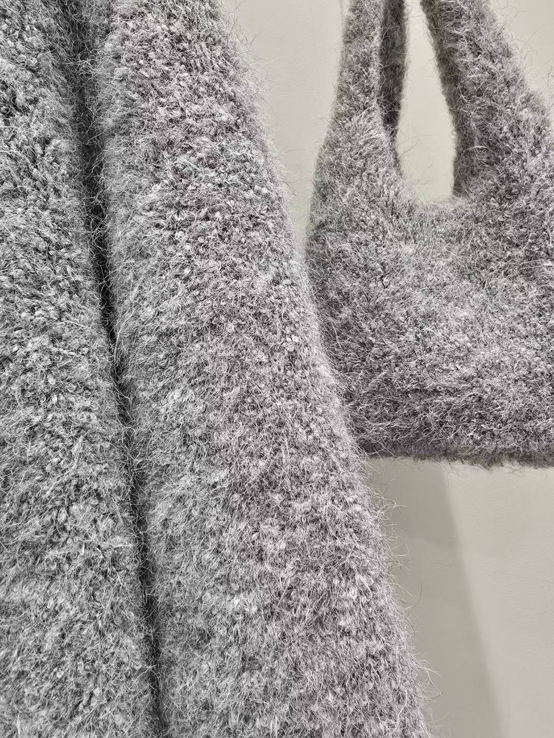 CHERRY YA韓國代購㊣女士新品真品25秋冬熱賣針織衫毛皮含包CHERRY YA針織衫