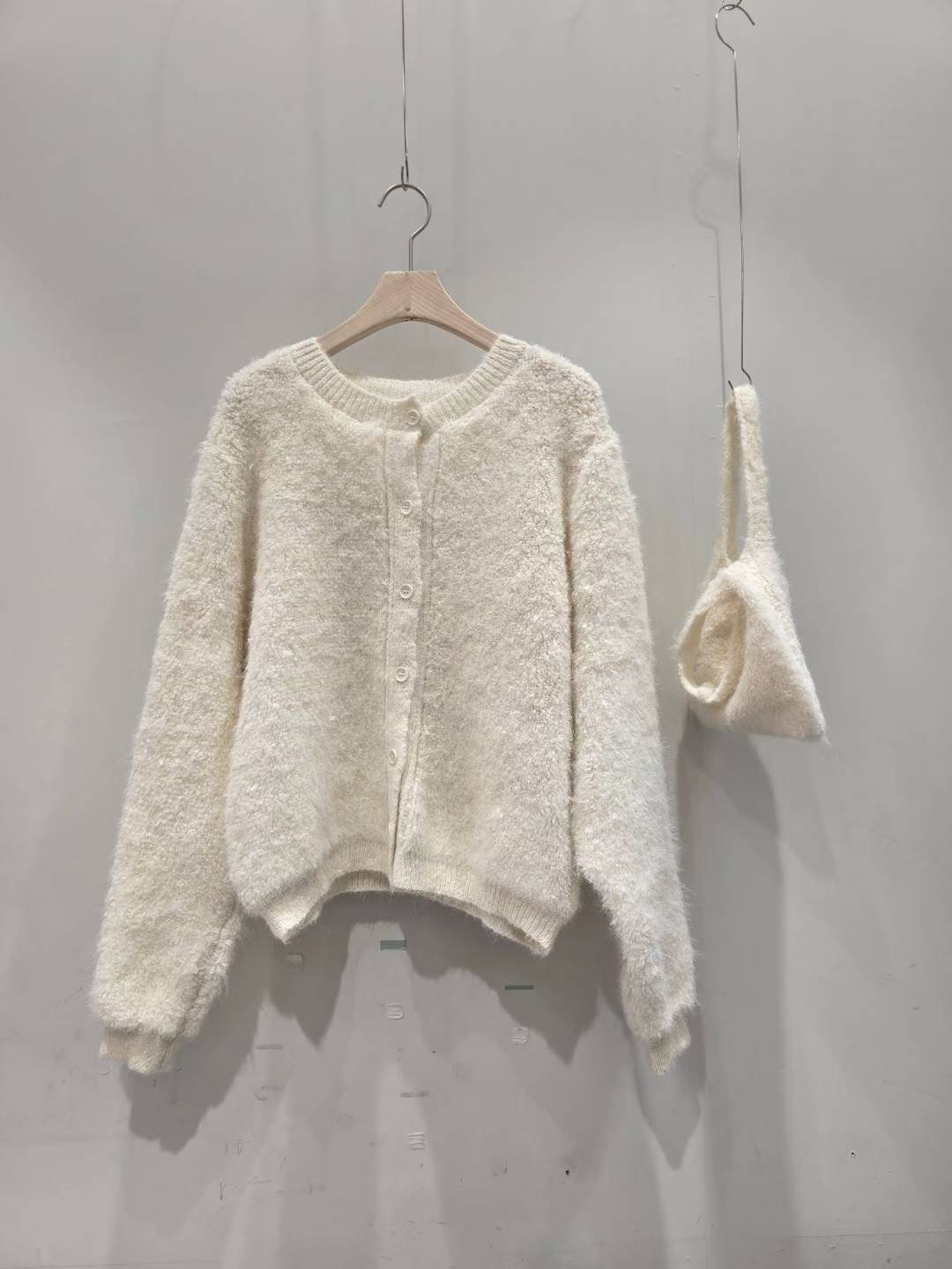 CHERRY YA韓國代購㊣女士新品真品25秋冬熱賣針織衫毛皮含包CHERRY YA針織衫圖色3