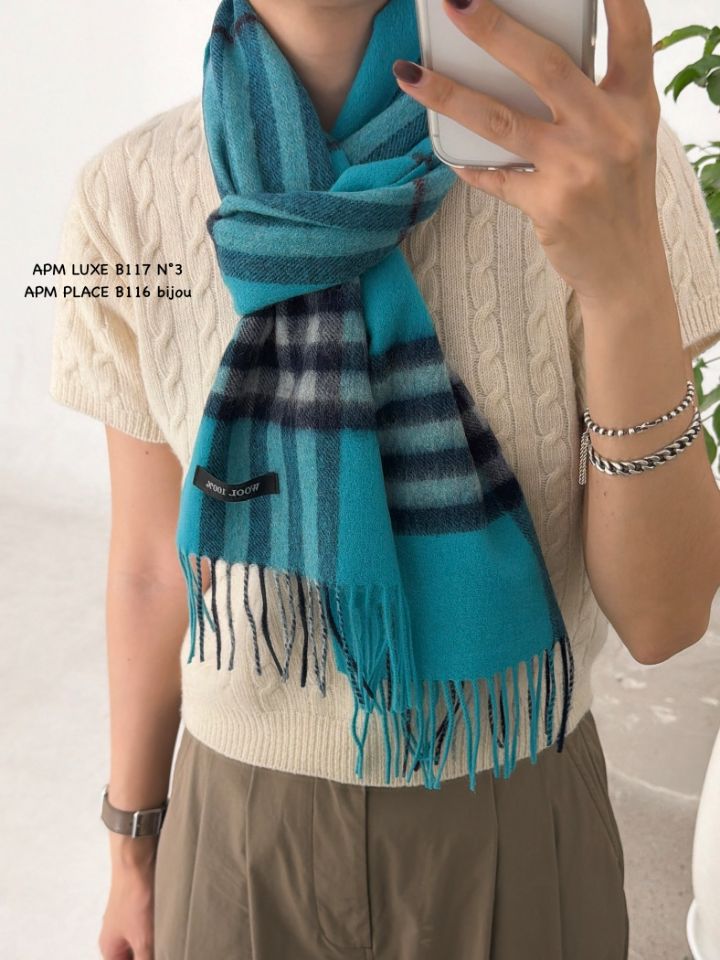 N3東大門㊣直郵女士新品真品人氣推薦熱賣休閑圍巾披肩格子N3圍巾/披肩