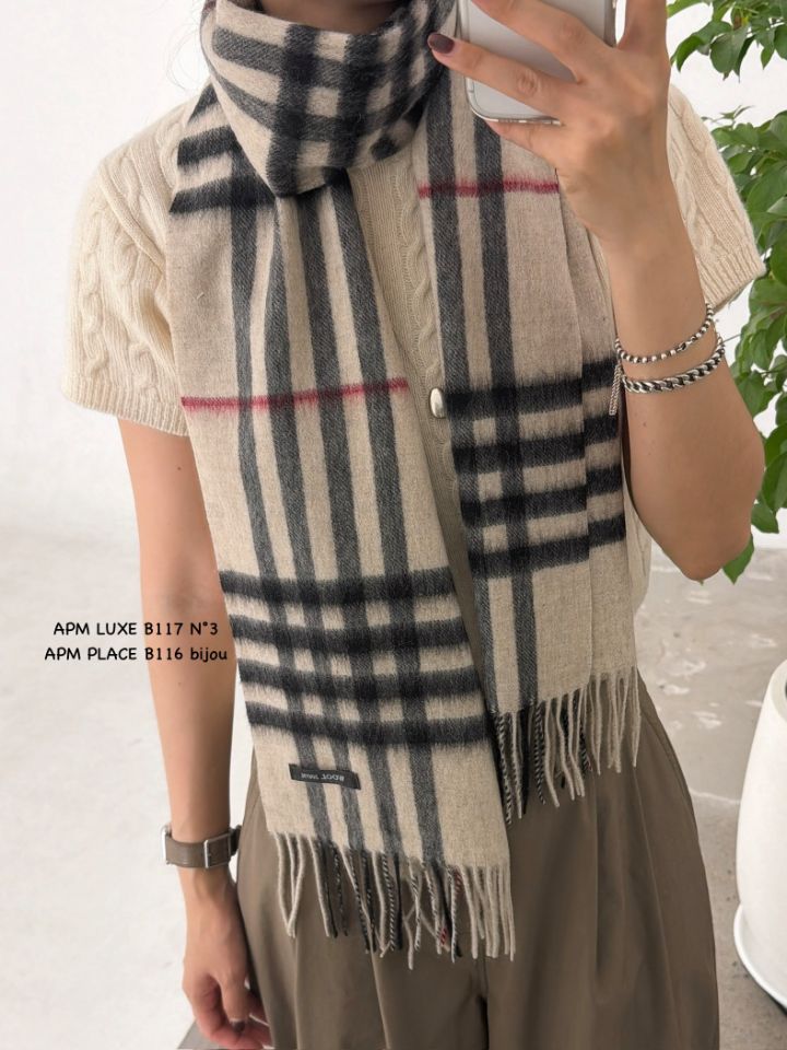 N3東大門㊣直郵女士新品真品人氣推薦熱賣休閑圍巾披肩格子N3圍巾/披肩