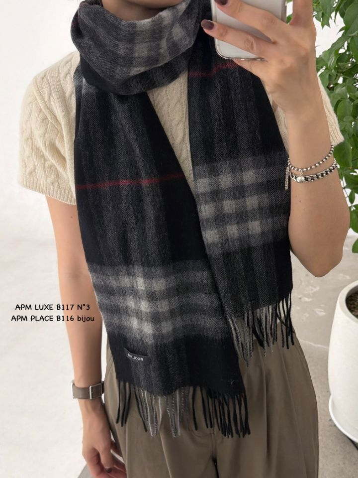 N3東大門㊣直郵女士新品真品人氣推薦熱賣休閑圍巾披肩格子N3圍巾/披肩