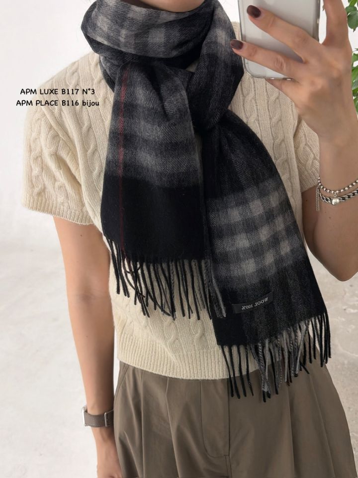 N3東大門㊣直郵女士新品真品人氣推薦熱賣休閑圍巾披肩格子N3圍巾/披肩