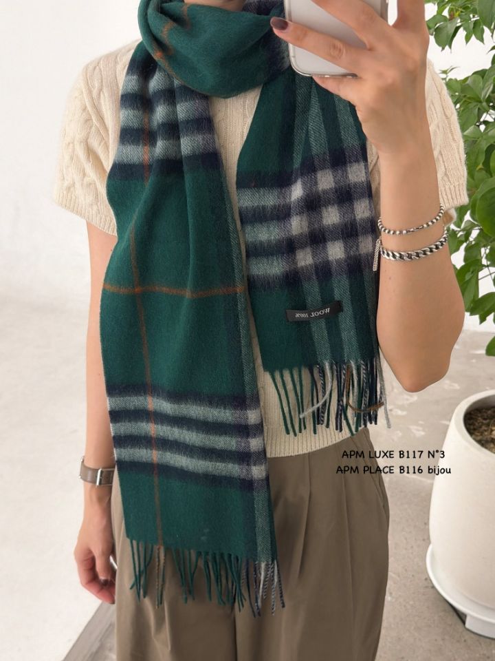 N3東大門㊣直郵女士新品真品人氣推薦熱賣休閑圍巾披肩格子N3圍巾/披肩