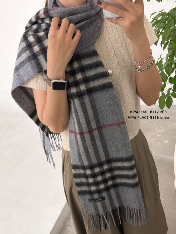 N3東大門㊣直郵女士新品真品人氣推薦熱賣休閑圍巾披肩格子N3圍巾/披肩