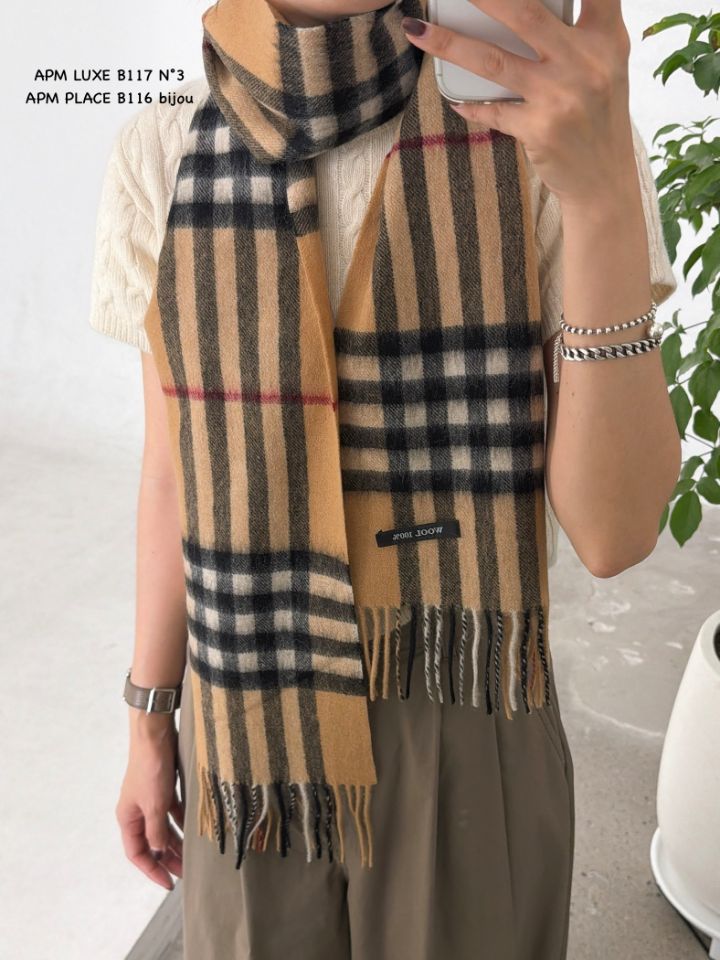 N3東大門㊣直郵女士新品真品人氣推薦熱賣休閑圍巾披肩格子N3圍巾/披肩