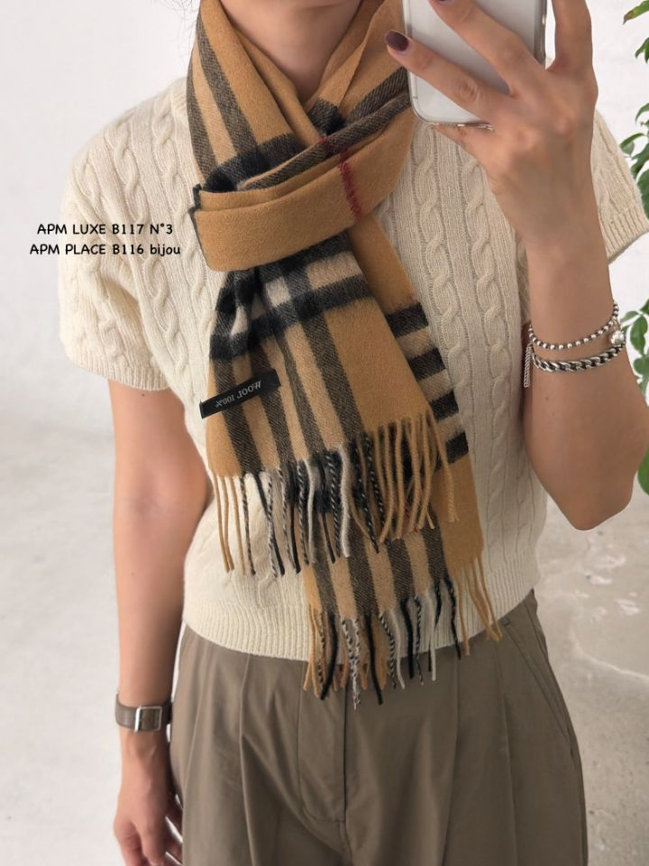 N3東大門㊣直郵女士新品真品人氣推薦熱賣休閑圍巾披肩格子N3圍巾/披肩