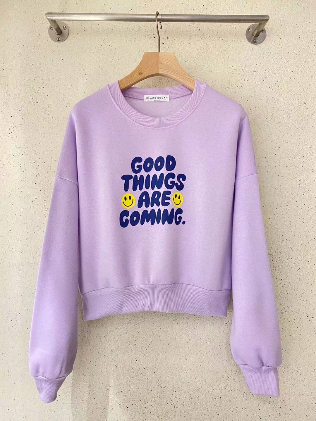 BLACK SUGAR-블랙슈가-T東大門㊣代購女裝新品真品休閑衛衣BLACK SUGAR衛衣圖色2