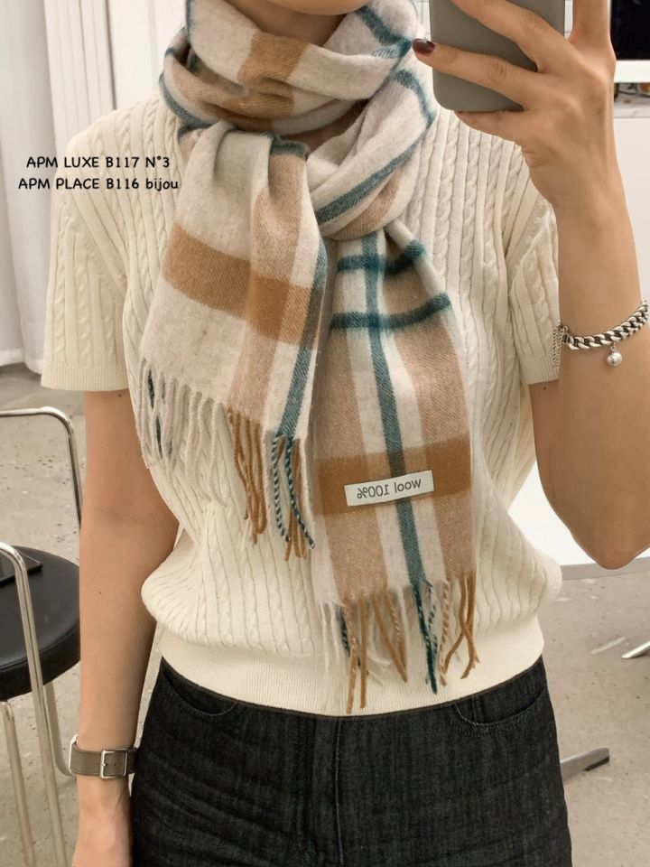 N3東大門㊣實拍女士新款休閑熱賣人氣時尚25秋冬圍巾披肩羊毛N3圍巾/披肩