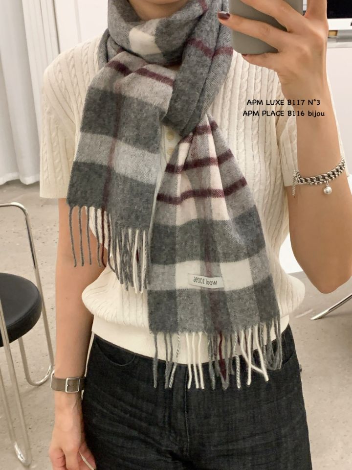 N3東大門㊣實拍女士新款休閑熱賣人氣時尚25秋冬圍巾披肩羊毛N3圍巾/披肩