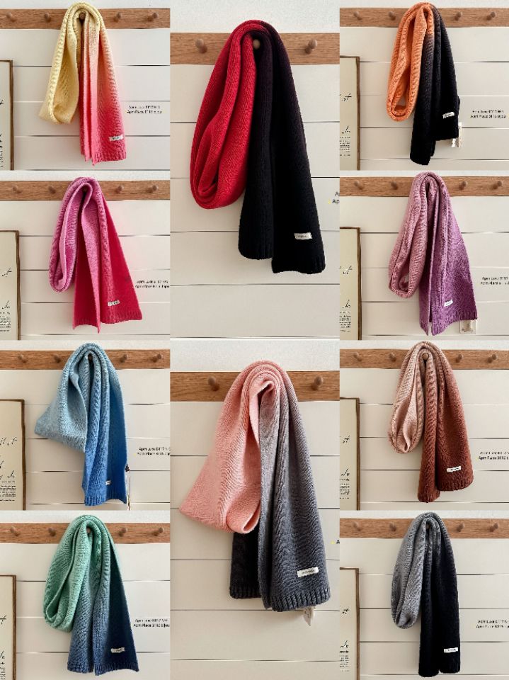 N3韓國直郵㊣女裝新款25秋冬職業休閑推薦人氣時尚圍巾披肩N3圍巾/披肩