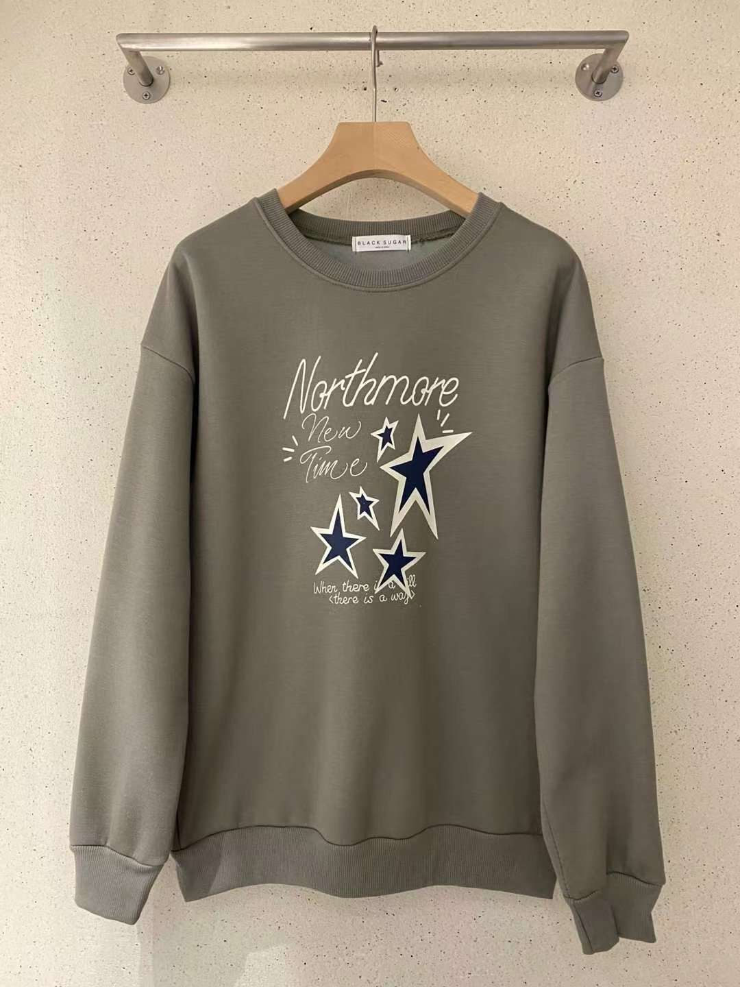 BLACK SUGAR-블랙슈가-T東大門㊣代購女士新款推薦真品衛衣BLACK SUGAR衛衣圖色2