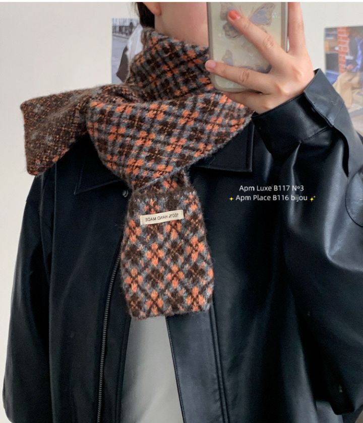 N3韓國代購㊣女士新款職業推薦25秋冬休閑真品圍巾披肩口袋N3圍巾/披肩