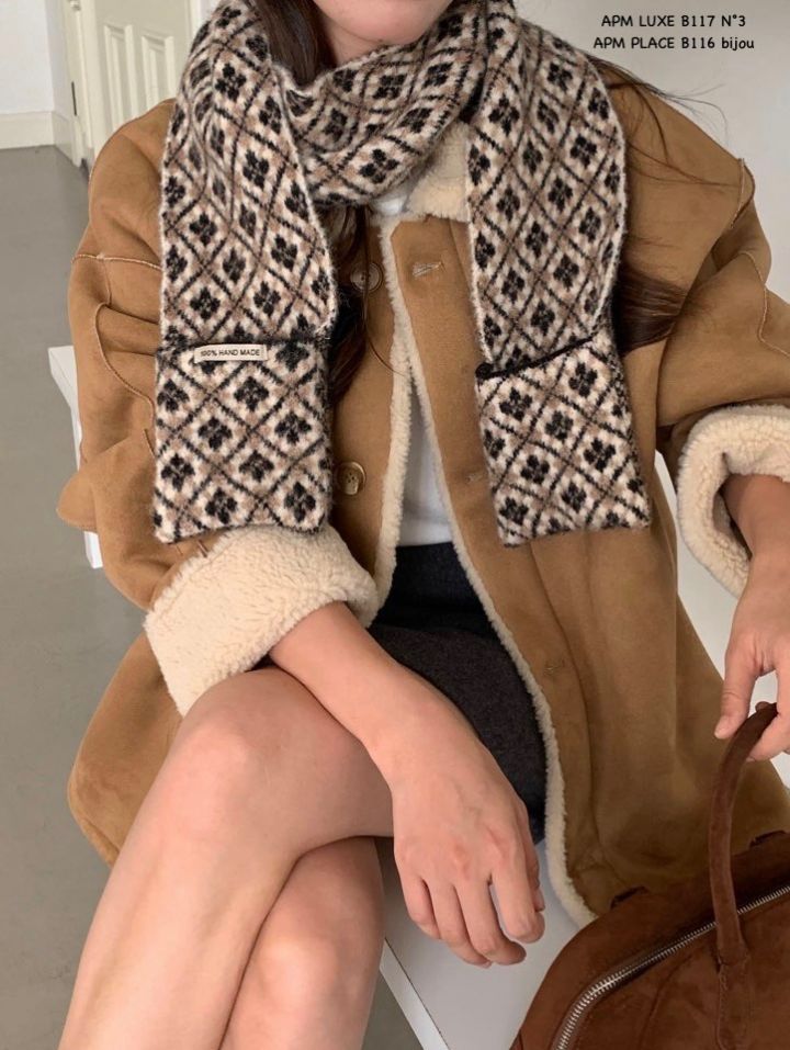 N3韓國代購㊣女士新款職業推薦25秋冬休閑真品圍巾披肩口袋N3圍巾/披肩