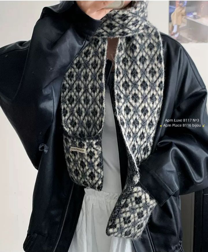 N3韓國代購㊣女士新款職業推薦25秋冬休閑真品圍巾披肩口袋N3圍巾/披肩