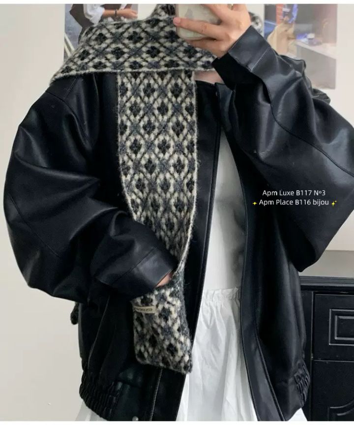 N3韓國代購㊣女士新款職業推薦25秋冬休閑真品圍巾披肩口袋N3圍巾/披肩