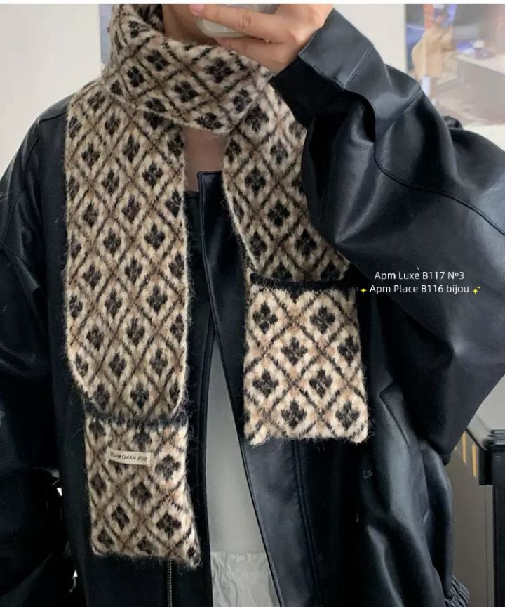 N3韓國代購㊣女士新款職業推薦25秋冬休閑真品圍巾披肩口袋N3圍巾/披肩