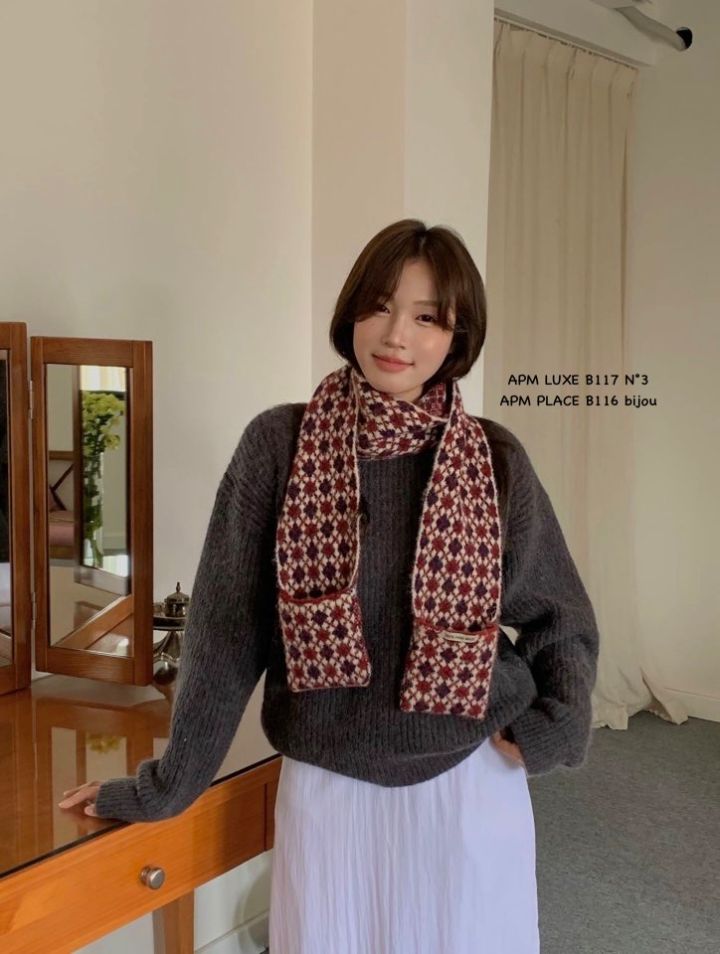 N3韓國代購㊣女士新款職業推薦25秋冬休閑真品圍巾披肩口袋N3圍巾/披肩