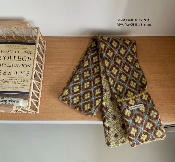 N3韓國代購㊣女士新款職業推薦25秋冬休閑真品圍巾披肩口袋N3圍巾/披肩圖色4