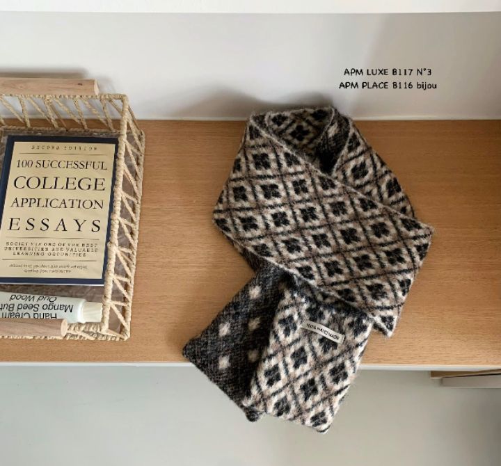 N3韓國代購㊣女士新款職業推薦25秋冬休閑真品圍巾披肩口袋N3圍巾/披肩圖色5