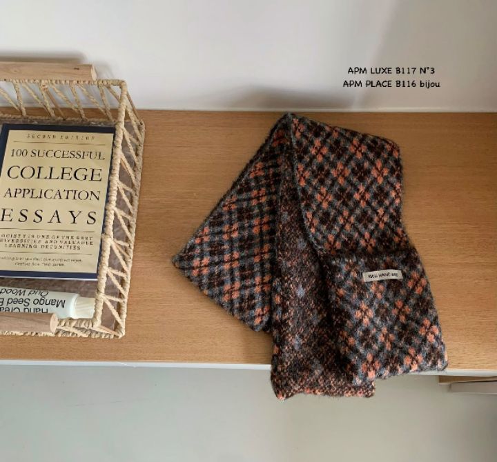 N3韓國代購㊣女士新款職業推薦25秋冬休閑真品圍巾披肩口袋N3圍巾/披肩圖色7