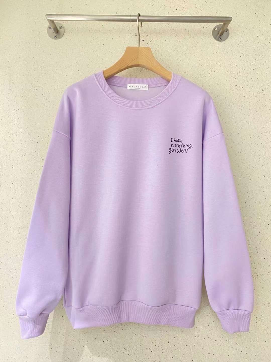 BLACK SUGAR-블랙슈가-T東大門㊣實拍女士新品25秋冬衛衣BLACK SUGAR衛衣圖色2