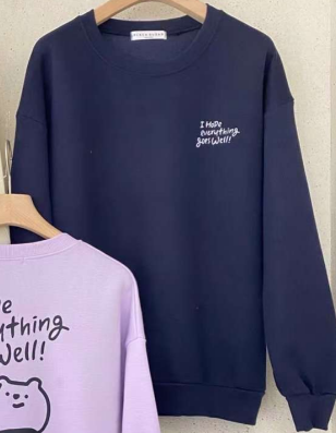 BLACK SUGAR-블랙슈가-T東大門㊣實拍女士新品25秋冬衛衣BLACK SUGAR衛衣圖色3