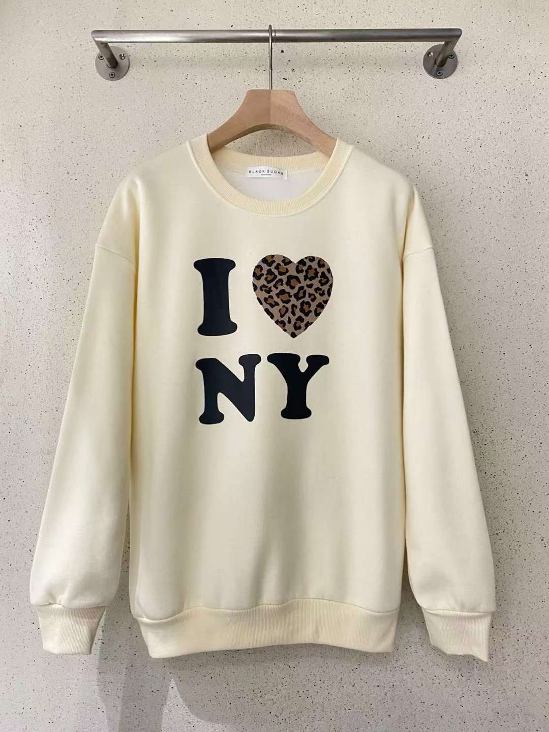 BLACK SUGAR-블랙슈가-T東大門㊣實拍女士新款人氣真品衛衣BLACK SUGAR衛衣圖色1