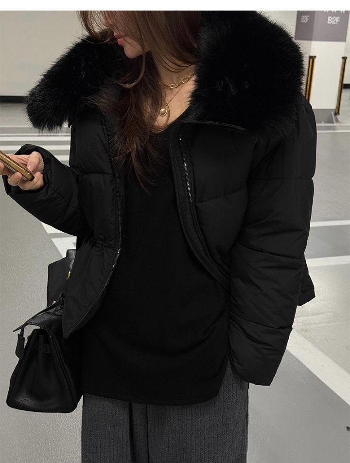 FEMME東大門㊣直郵女士新款休閑人氣25秋冬推薦真品短款棉服FEMME短款棉服