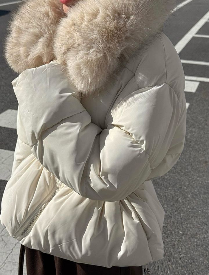 FEMME東大門㊣直郵女士新款休閑人氣25秋冬推薦真品短款棉服FEMME短款棉服