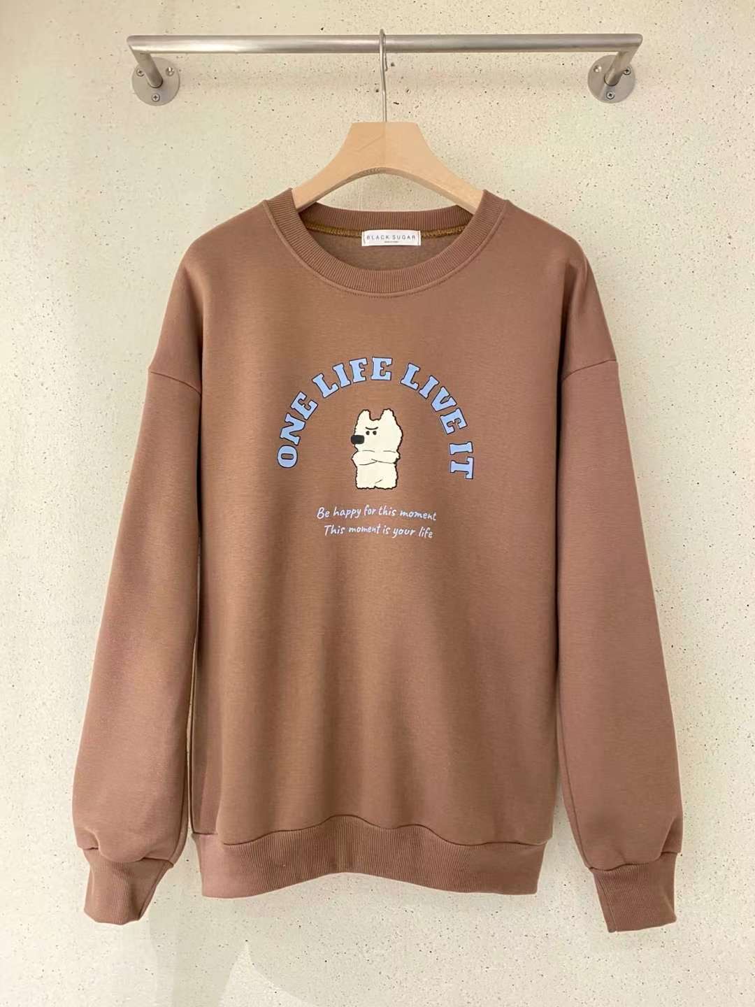 BLACK SUGAR-블랙슈가-T韓國直郵㊣女士新款職業真品衛衣BLACK SUGAR衛衣圖色2