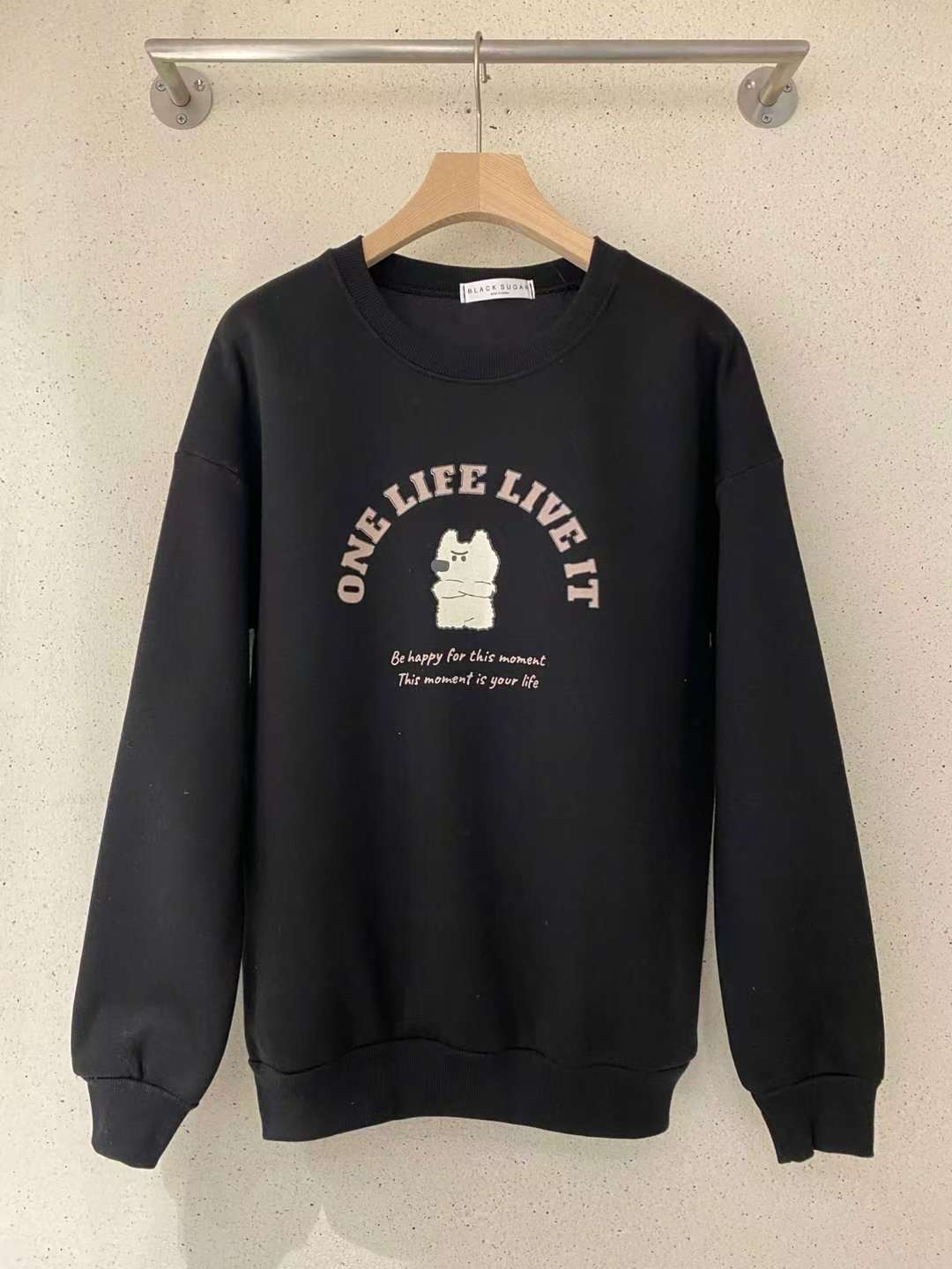 BLACK SUGAR-블랙슈가-T韓國直郵㊣女士新款職業真品衛衣BLACK SUGAR衛衣圖色3