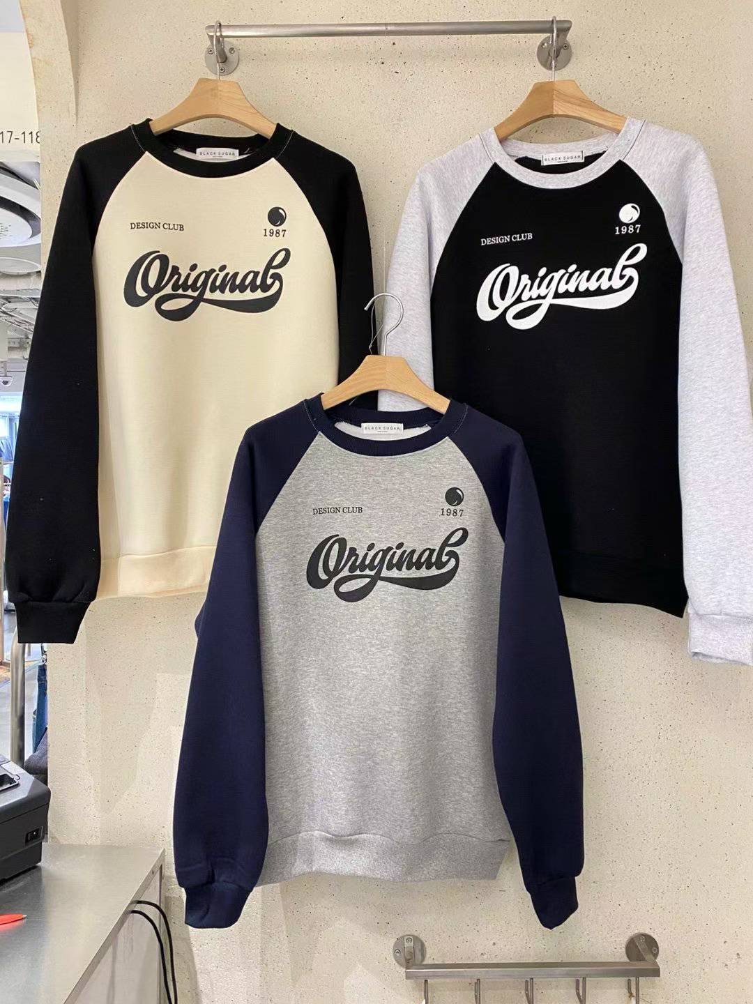 BLACK SUGAR-블랙슈가-T韓國直郵㊣女士新款職業熱賣衛衣BLACK SUGAR衛衣