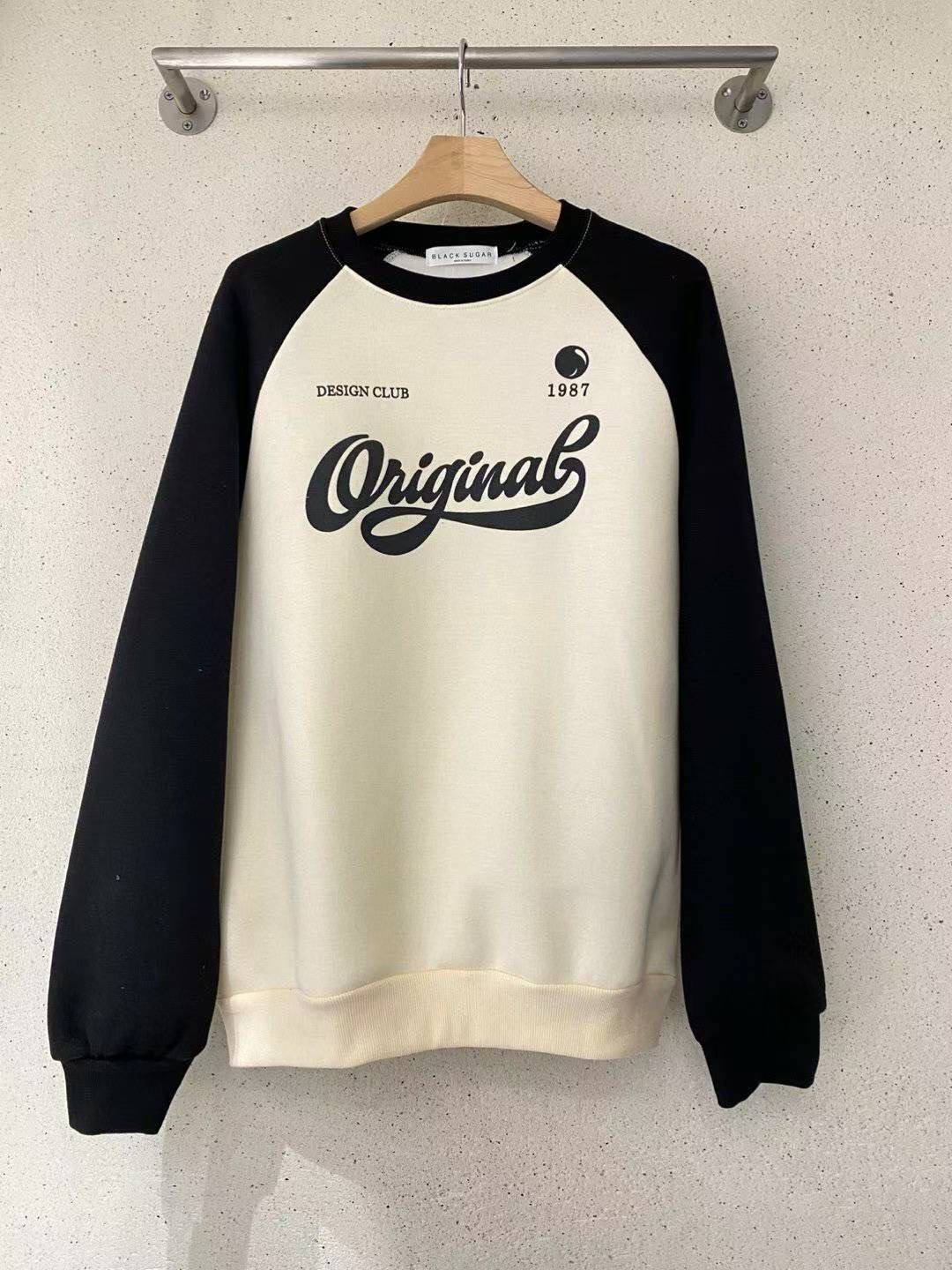 BLACK SUGAR-블랙슈가-T韓國直郵㊣女士新款職業熱賣衛衣BLACK SUGAR衛衣圖色1