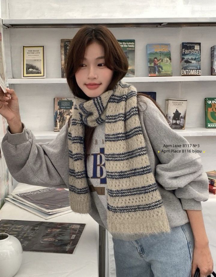 N3韓國代購㊣女裝新品時尚職業真品推薦人氣25秋冬圍巾披肩N3圍巾/披肩