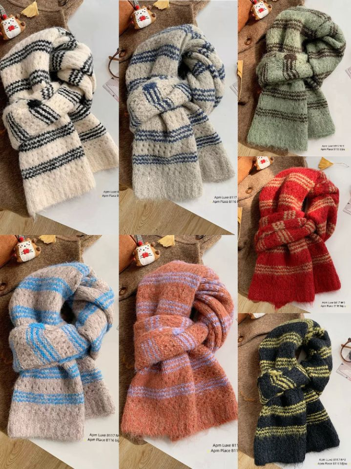 N3韓國代購㊣女裝新品時尚職業真品推薦人氣25秋冬圍巾披肩N3圍巾/披肩