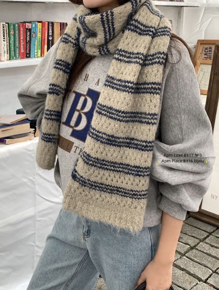 N3韓國代購㊣女裝新品時尚職業真品推薦人氣25秋冬圍巾披肩N3圍巾/披肩