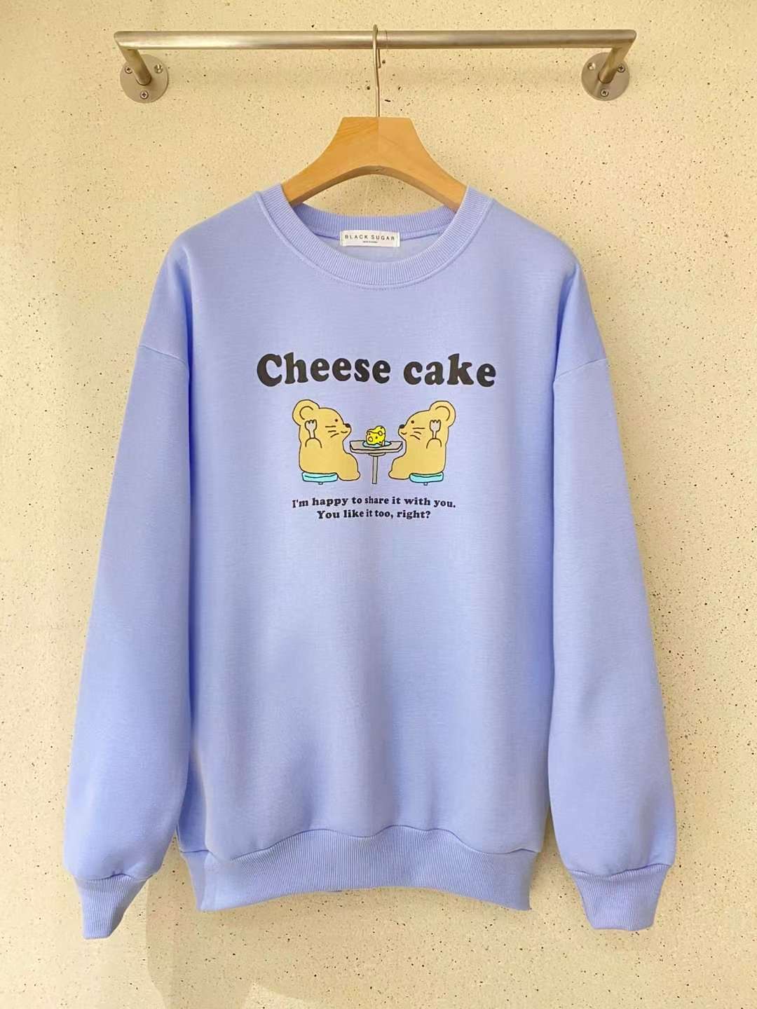 BLACK SUGAR-블랙슈가-T東大門㊣實拍女裝新款職業熱賣衛衣BLACK SUGAR衛衣圖色2