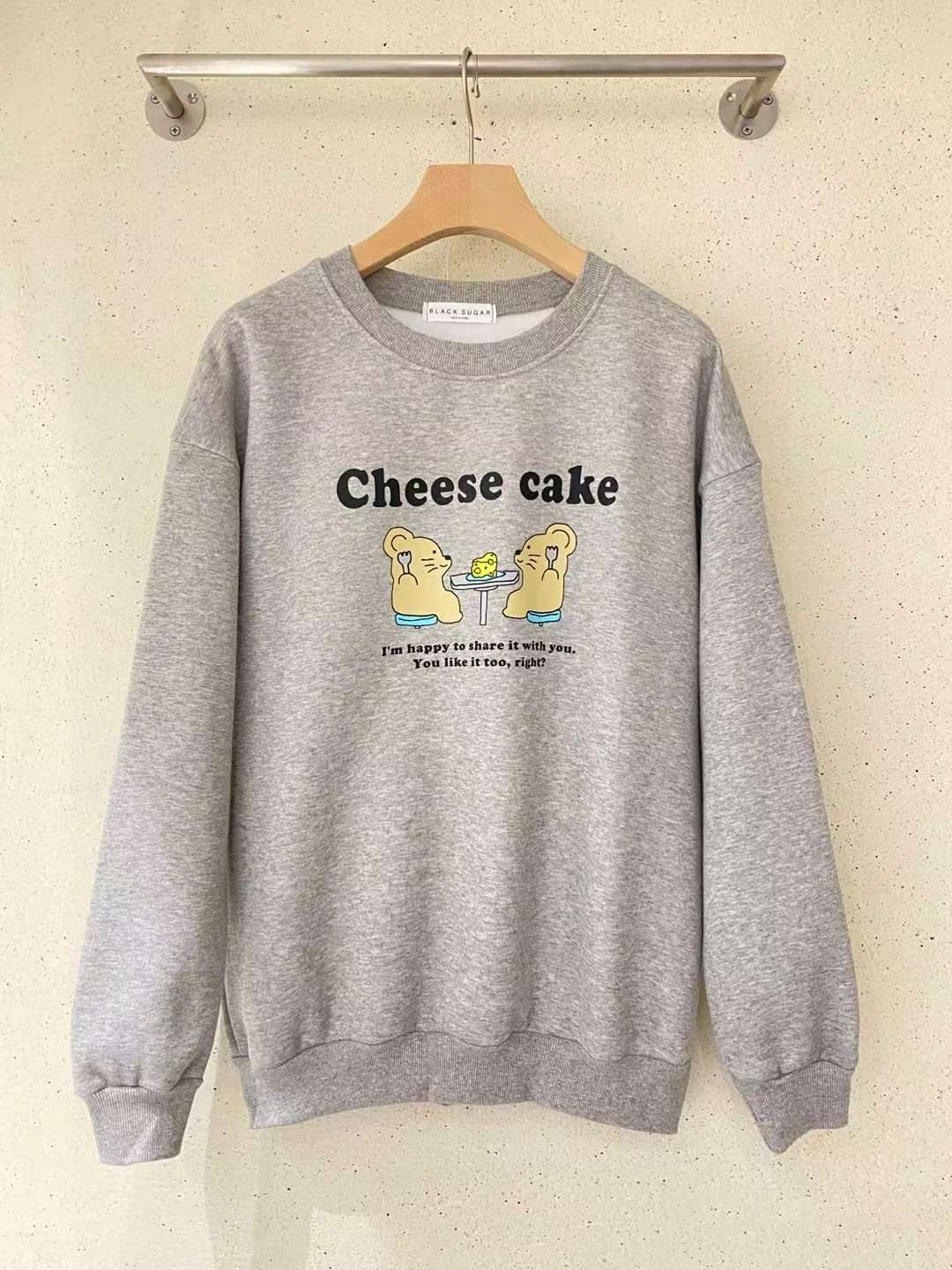 BLACK SUGAR-블랙슈가-T東大門㊣實拍女裝新款職業熱賣衛衣BLACK SUGAR衛衣圖色3