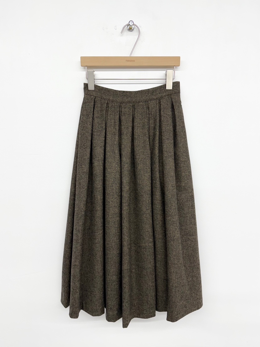 TOOGOOD東大門㊣實拍女士新品熱賣休閑推薦時尚25秋冬長裙喇叭TOOGOOD長裙圖色2