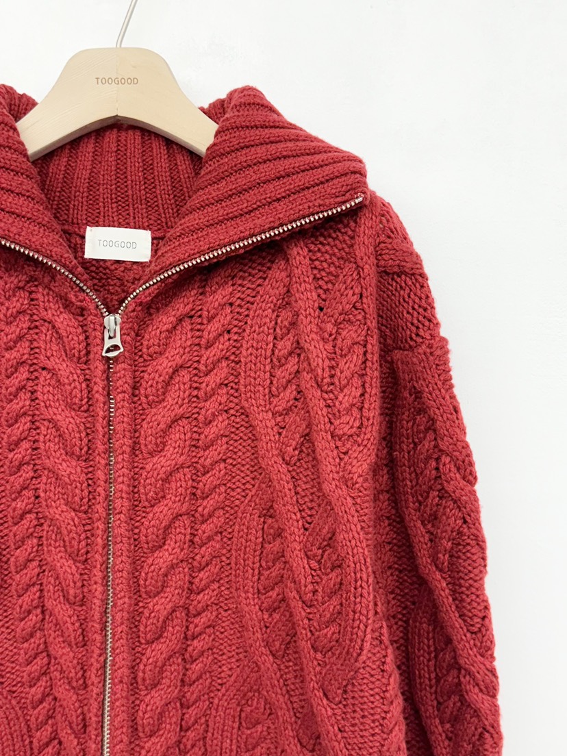 TOOGOOD東大門㊣實拍女裝新款推薦休閑25秋冬熱賣人氣毛衣拉鏈TOOGOOD毛衣