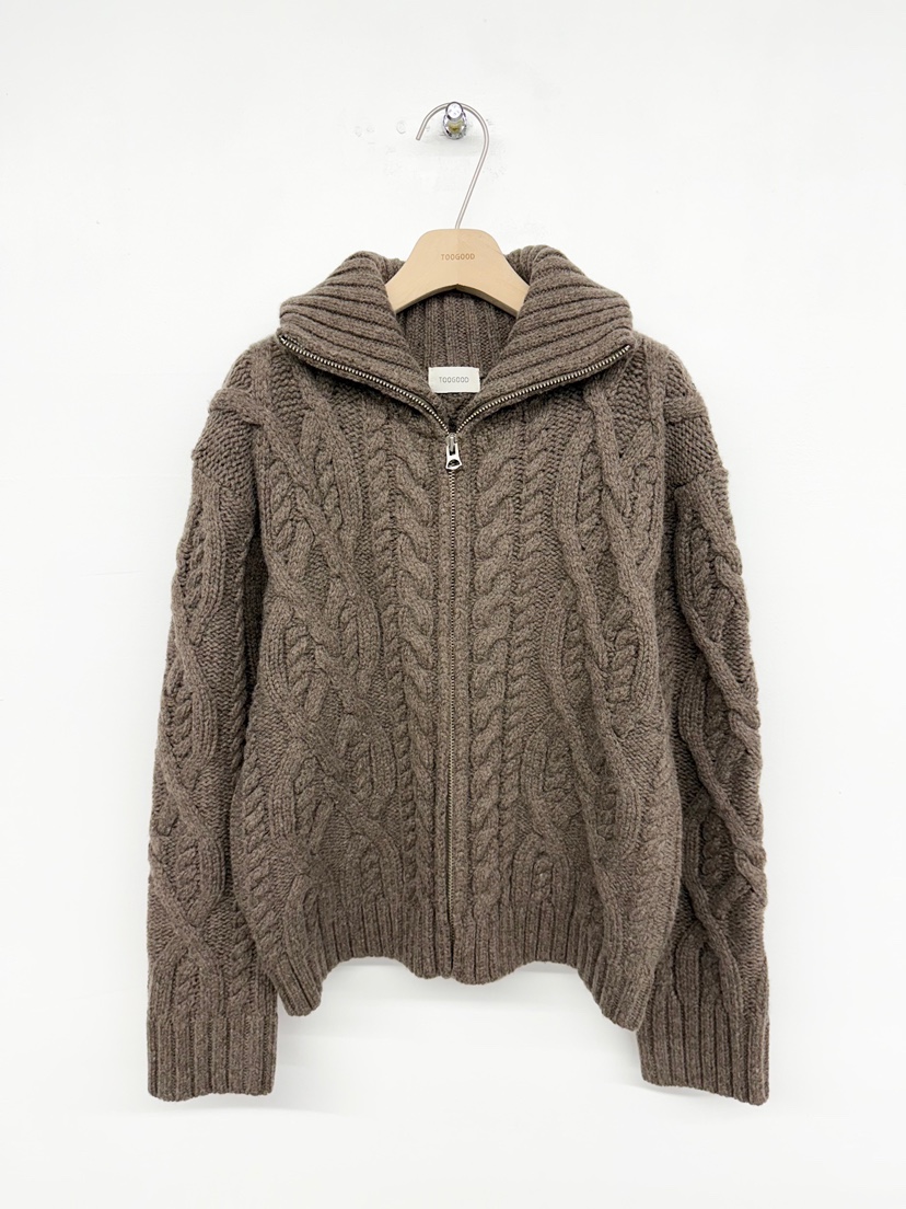 TOOGOOD東大門㊣實拍女裝新款推薦休閑25秋冬熱賣人氣毛衣拉鏈TOOGOOD毛衣圖色2