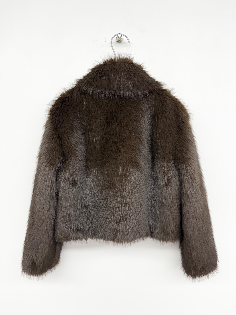 TOOGOOD東大門㊣代購女裝新款推薦職業時尚休閑短款大衣皮草TOOGOOD短款大衣