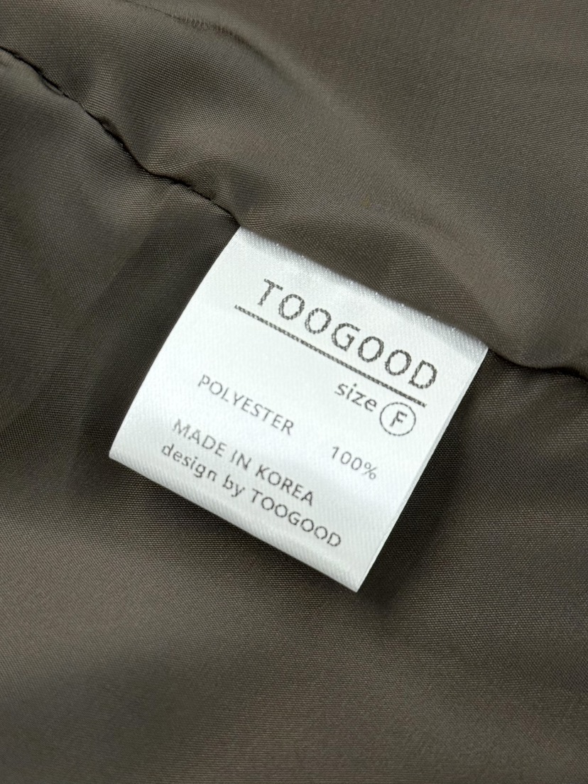 TOOGOOD東大門㊣代購女裝新款推薦職業時尚休閑短款大衣皮草TOOGOOD短款大衣